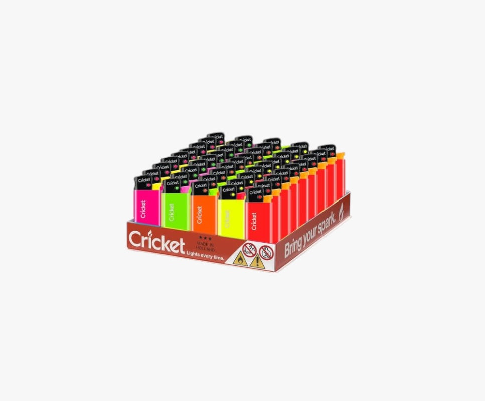 Mini Fluorescent Disposable Pocket Lighter, Pack of 50