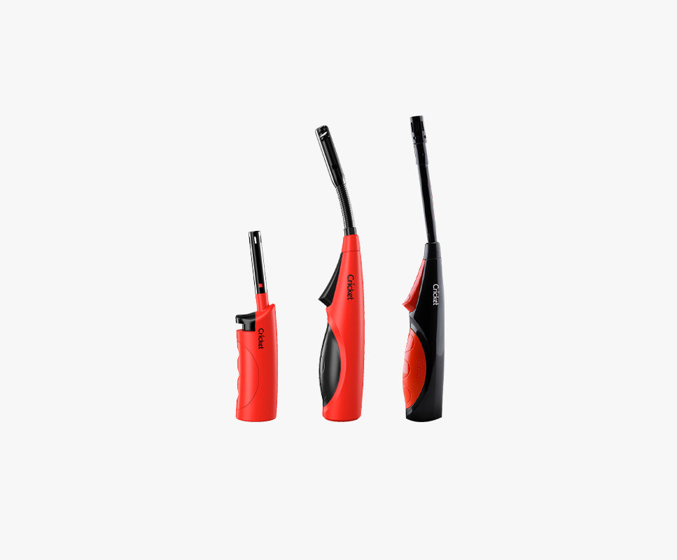Kitchen Utility Gas Lighter Combo Pack (1 Mini, 1 Flex & 1 Turbo)